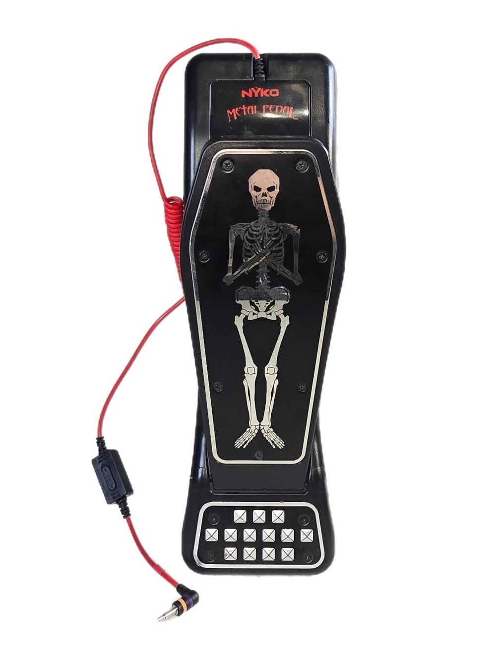 NYKO Metal Pedal Wired Drum RockBand Guitar Hero Video Game Skeleton